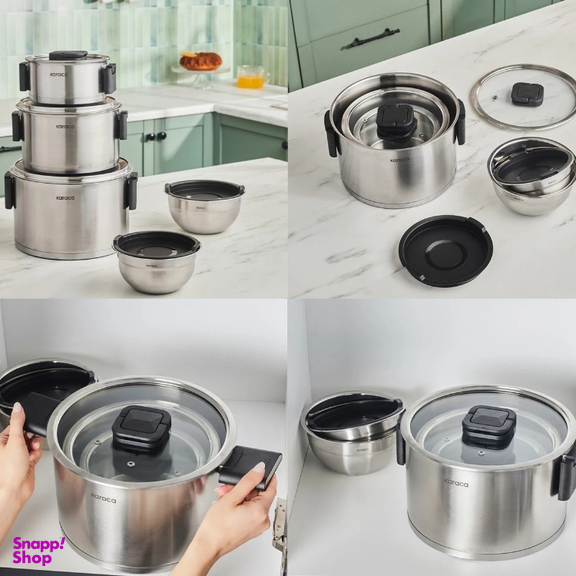 سرویس قابلمه 10 پارچه کاراجا مدل آشیان