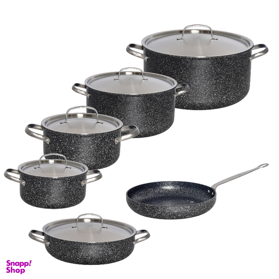 سرویس تابه و قابلمه 11 پارچه کرکماز مدل گلکسی پلاس کد 2685