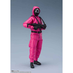 اکشن فیگور بندای مدل اسکوید گیم طرح Squid Game Mask Soldier