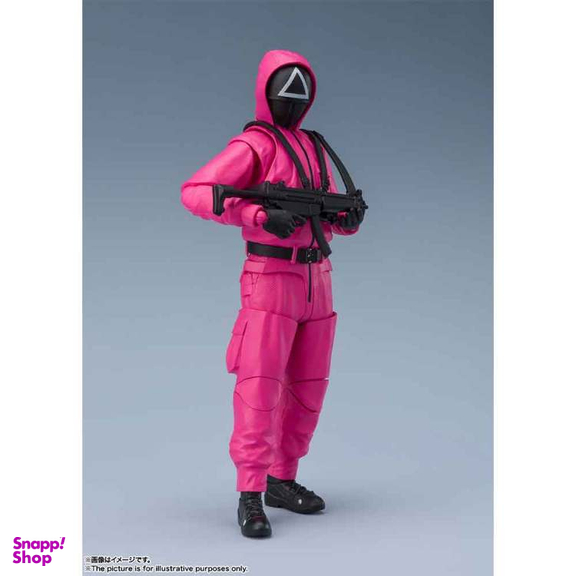 اکشن فیگور بندای مدل اسکوید گیم طرح Squid Game Mask Soldier