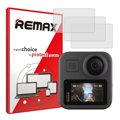 محافظ صفحه نمایش دوربین شفاف ریمکس HyGEL مناسب برای دوربین فیلم برداری گوپرو MAX 360 بسته 3 عددی