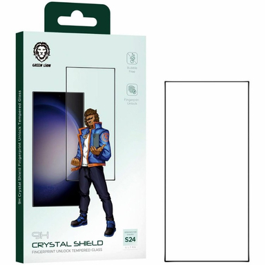 محافظ صفحه نمایش گرین لاین مدل Crystal Shield S24 Ultra Glass