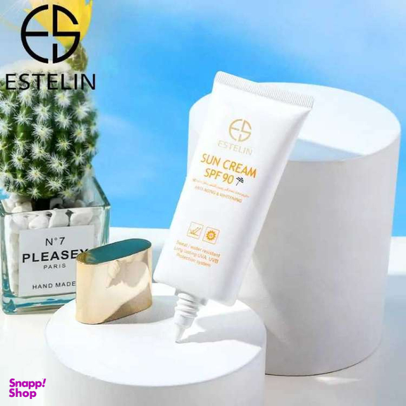 کرم ضد آفتاب استلین مدل ضد پیری SPF 90 وزن 60 گرم