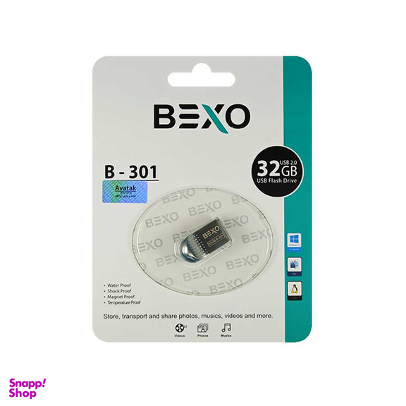 فلش مموری بکسو مدل B-301 ظرفیت 32 گیگابایت