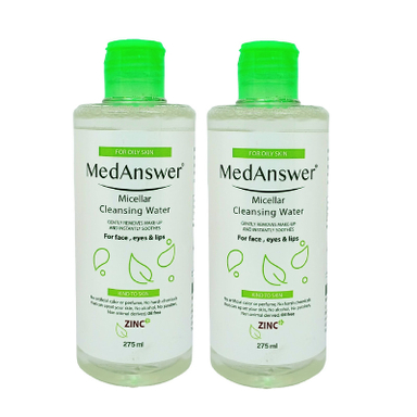 محلول پاک کننده آرایش مدانسر مدل Teatree oil حجم 275 میلی لیتر مجموعه 2 عددی