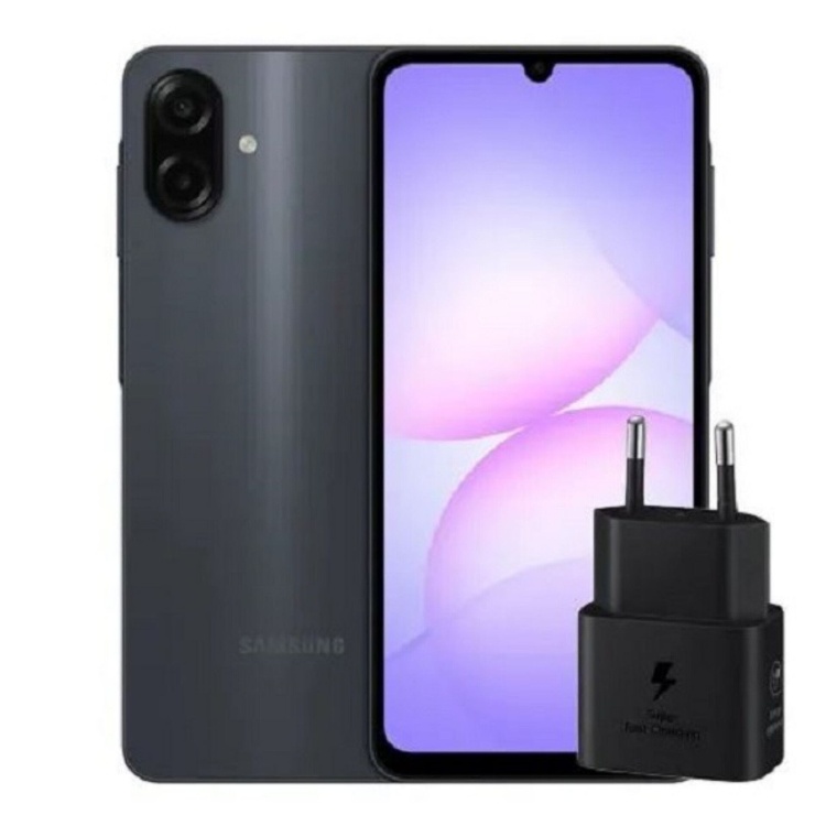 گوشی موبایل سامسونگ مدل Galaxy A07 دو سیم کارت ظرفیت 64 گیگابایت رم 4 گیگابایت به همراه شارژر 25 وات