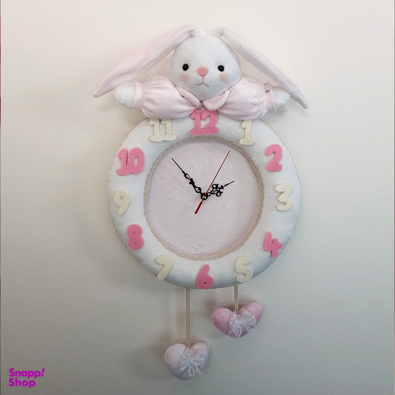 ساعت دیواری کودک نی نی سیس مدل خرگوش کد W-RAB-So