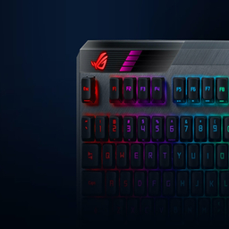 کیبورد بی سیم مخصوص بازی ایسوس مدل ROG Claymore II Aura RGB