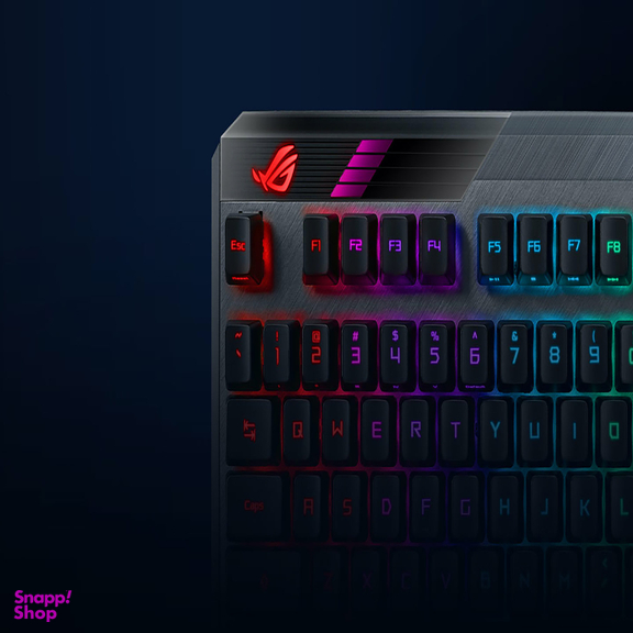 کیبورد بی سیم مخصوص بازی ایسوس مدل ROG Claymore II Aura RGB