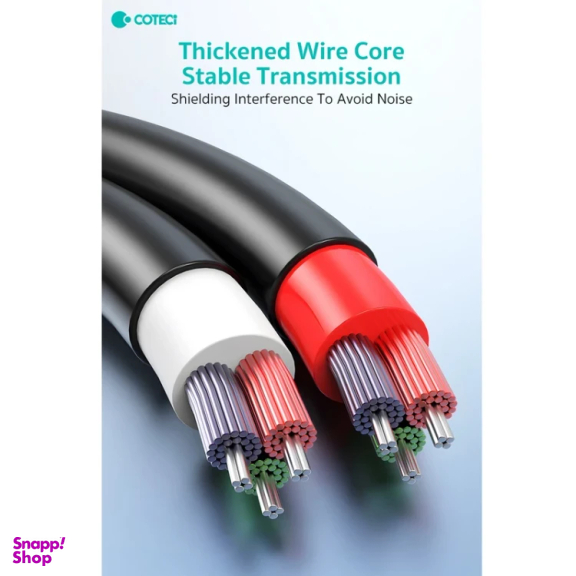 کابل تبدیل جک 3.5 میلی متری به دو RCA کوتتسی مدل 76010 طول 2 متر