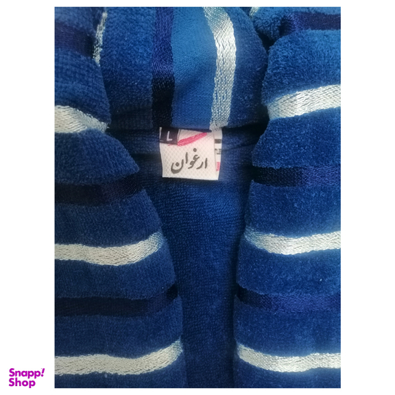 حوله پالتویی ارغوان طرح نارسیس سایز 125