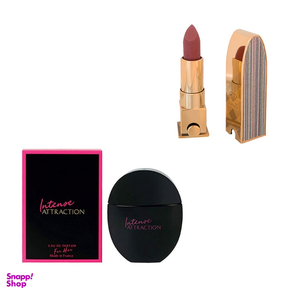 ادوپرفیوم زنانه آرت اند مدل Intense Attraction به همراه رژلب جامد سالوته پرو شماره 903 رنگ گوشتی