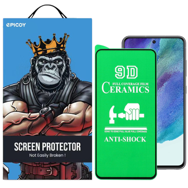 محافظ صفحه نمایش سرامیکی اپیکوی مدل unbreakable مناسب برای گوشی موبایل سامسونگ Galaxy S21 FE