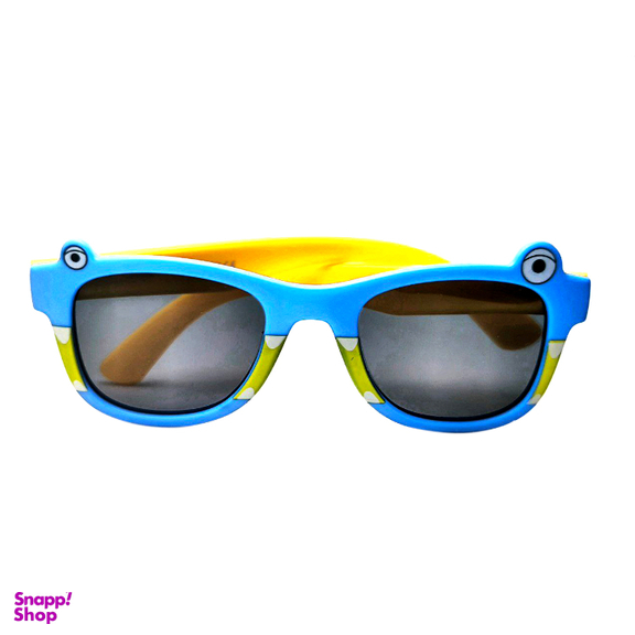 عینک آفتابی کارازا بچگانه مدل قورباغه پلاریزه کد S8132_C5 طرح شخصیت کارتونی رنگ آبی