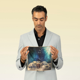دستمال جیب مردانه (پوشت) گواپو طرح قلعه دختر