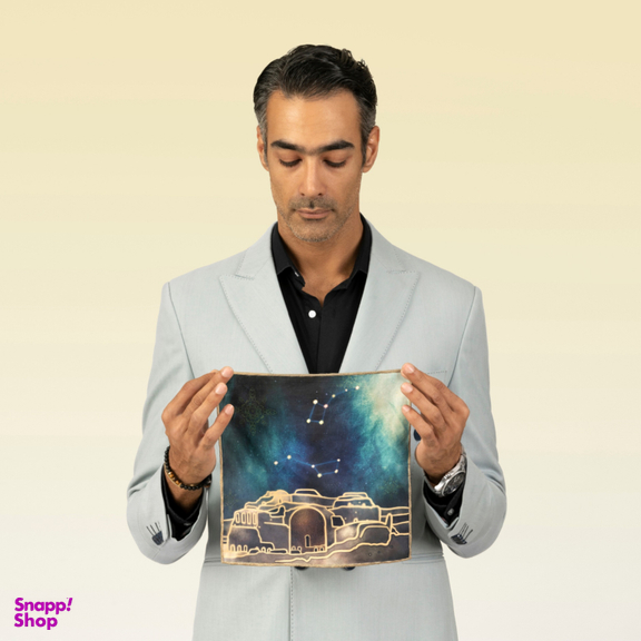 دستمال جیب مردانه (پوشت) گواپو طرح قلعه دختر
