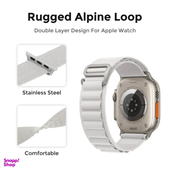 بند ساعت هوشمند آهااستایل مدل WG97 مناسب اپل واچ 42/44/45/49 میلی متر