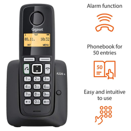 تلفن بی سیم منشی دار گیگاست مدل A220A Duo