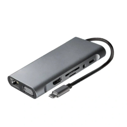 USB هاب 4 پورت و کارت‌ خوان SD/TF/MS پی نت مدل T-1101