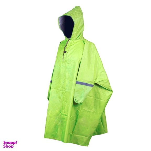 پانچو موتورسواری طرح نورث فیس کد 210 رنگ سبز مغز پسته ای