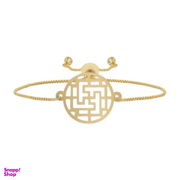 دستبند طلا 18 عیار زنانه پانسی کد D9404