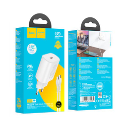 شارژر دیواری هوکو مدل N22 PD 25W به همراه کابل تبدیل USB-C