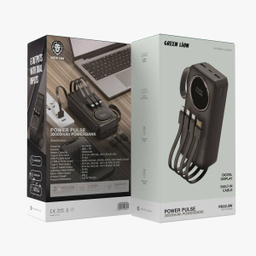 پاوربانک گرین لاین کد Power Pulse 30K ظرفیت 30000 میلی‌ آمپر ساعت
