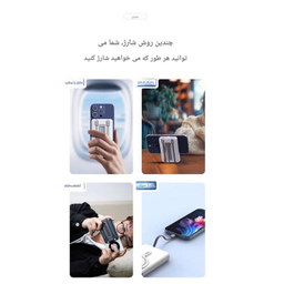 پاوربانک جووی کد JP-511S ظرفیت 10000 میلی‌ آمپر ساعت