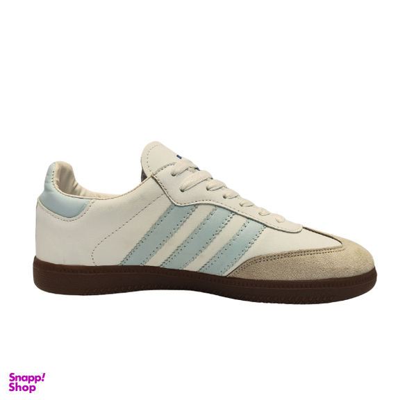 کفش مدل آدیداس سامبا کد B2191 رنگ سفید آبی
