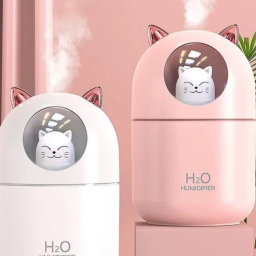 دستگاه بخور و رطوبت ساز سرد طرح گربه چراغ دار مدل a205