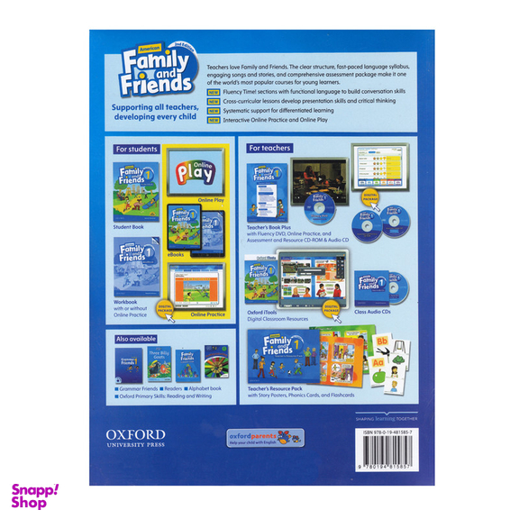 کتاب Family and Friends 1 Second Edition اثر Naomi Simmons انتشارات آرماندیس به همراه سی دی
