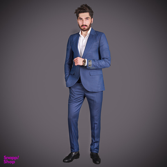 کت و شلوار مردانه مدل SOLG-JO رنگ سرمه ای