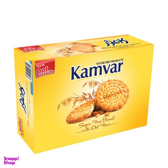 بیسکویت پذیرایی یولاف کامور وزن 450 گرم