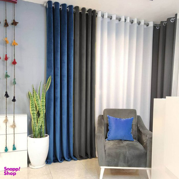 پرده فوروارد مدل FCLT90013 CHANEL VELVET STYLE مخمل سایز 280 × 150 سانتی متر