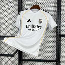 ست تیشرت آستین کوتاه و شلوارک ورزشی مردانه مدل رئال مادرید کد Home 2026 رنگ سفید