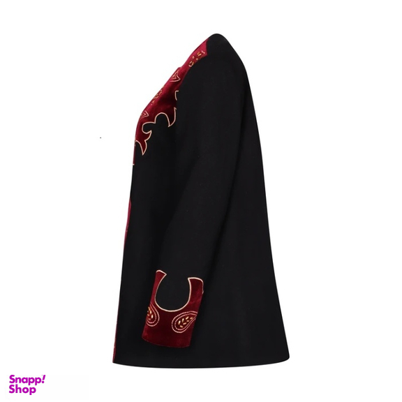کت زنانه گره استایل مدل سامانتا رنگ مشکی