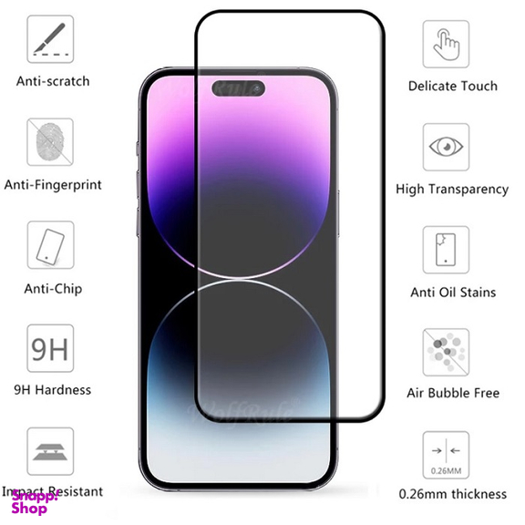 محافظ صفحه نمایش گوشی کینگ پاور مدل AntiStatic مناسب اپل iPhone 14 Pro/15/15 Pro