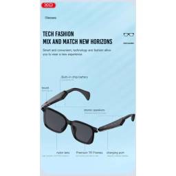 عینک آفتابی و هندزفری بلوتوثی ایکس او مدل E5 Bluetooth Music Sunglasses