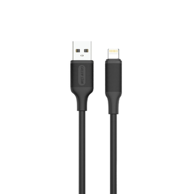 کابل شارژ USB به Lightning گرین لاین مدل 2.4A PVC طول 1 متر