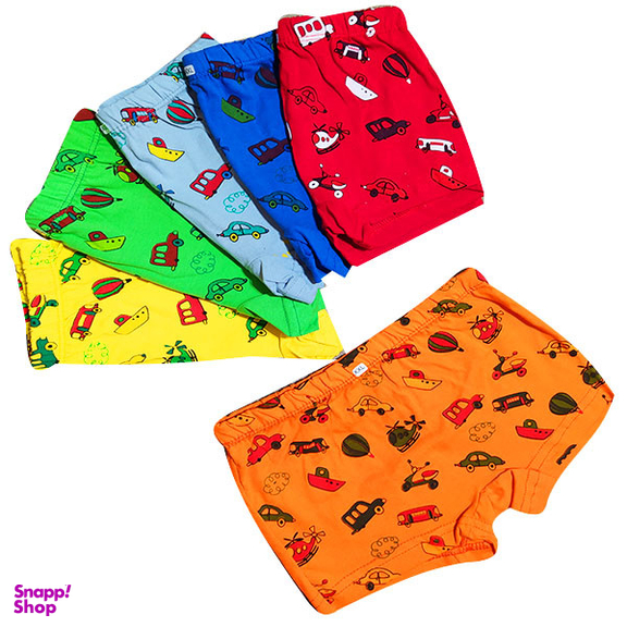 شورت پسرانه مدل بالن و هواپیما کد 1 مجموعه 6 عددی