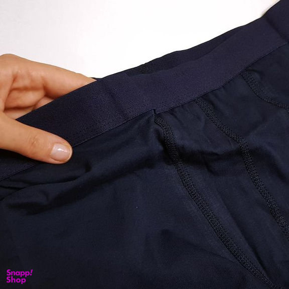 شورت مردانه یوکی مدل پادار نخی کد 4882 رنگ سرمه ای