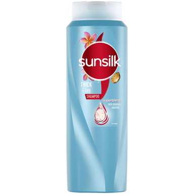 شامپو مو روزانه سان سیلک (Sunsilk) مدل Thick & Long حجم 600 میلی لیتر