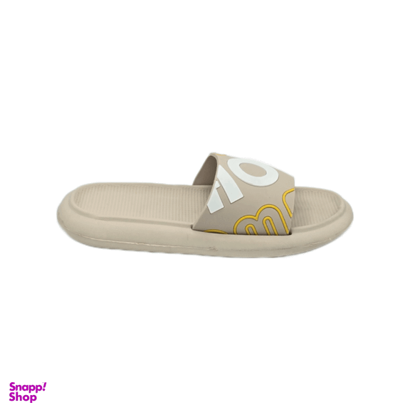 دمپایی مردانه زیتون مدل ام او کد 0616 رنگ کرم