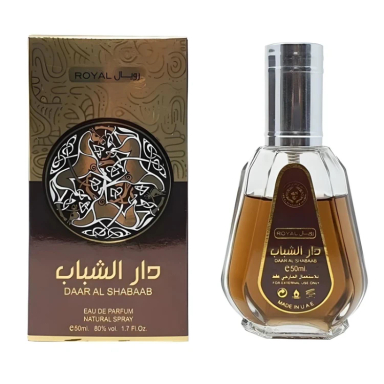 ادوپرفیوم ارض الزعفران مدل دار الشباب رویال حجم 50 میلی لیتر