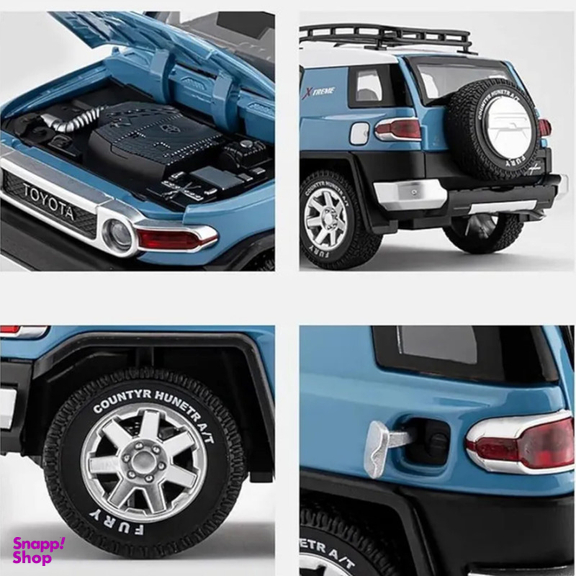 ماکت ماشین ناب سل مدل تویوتا اف جی کروز فلزی TOYOTA FJ CRUISERبه همراه جاسوییچی