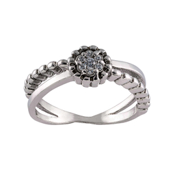 انگشتر طلا 18 عیار زنانه جواهری سون کد 2245