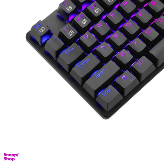 کیبورد مخصوص بازی تی دگر مدل Corvette T-TGK302 Blue Switch