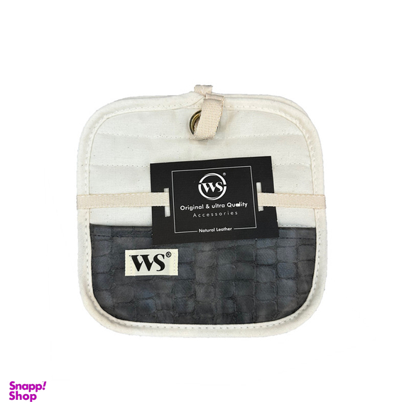 دستگیره قابلمه دبلیو اس مدل چرم نچرال کد RM0086 مجموعه دو عددی