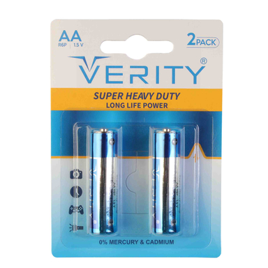 باتری قلمی وریتی مدل Super Heavy بسته 2 عددی