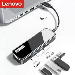 هاب 4 پورت USB-C لنوو مدل EC04
